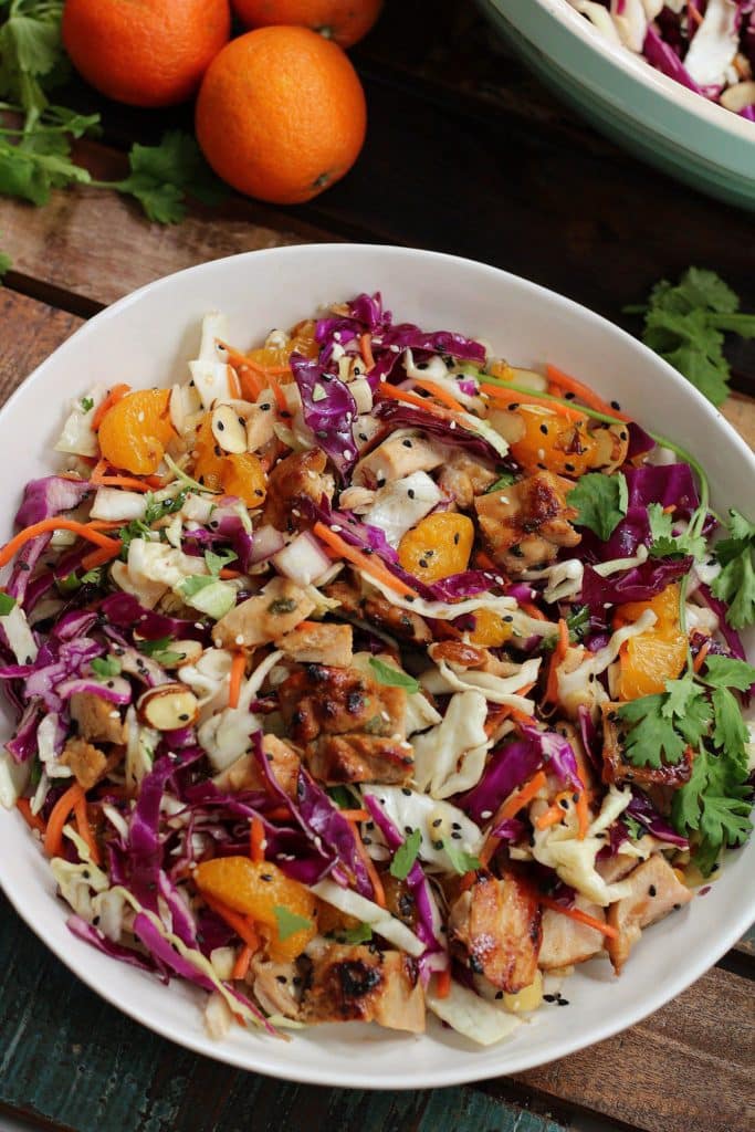 Sesame chicken chopped salad