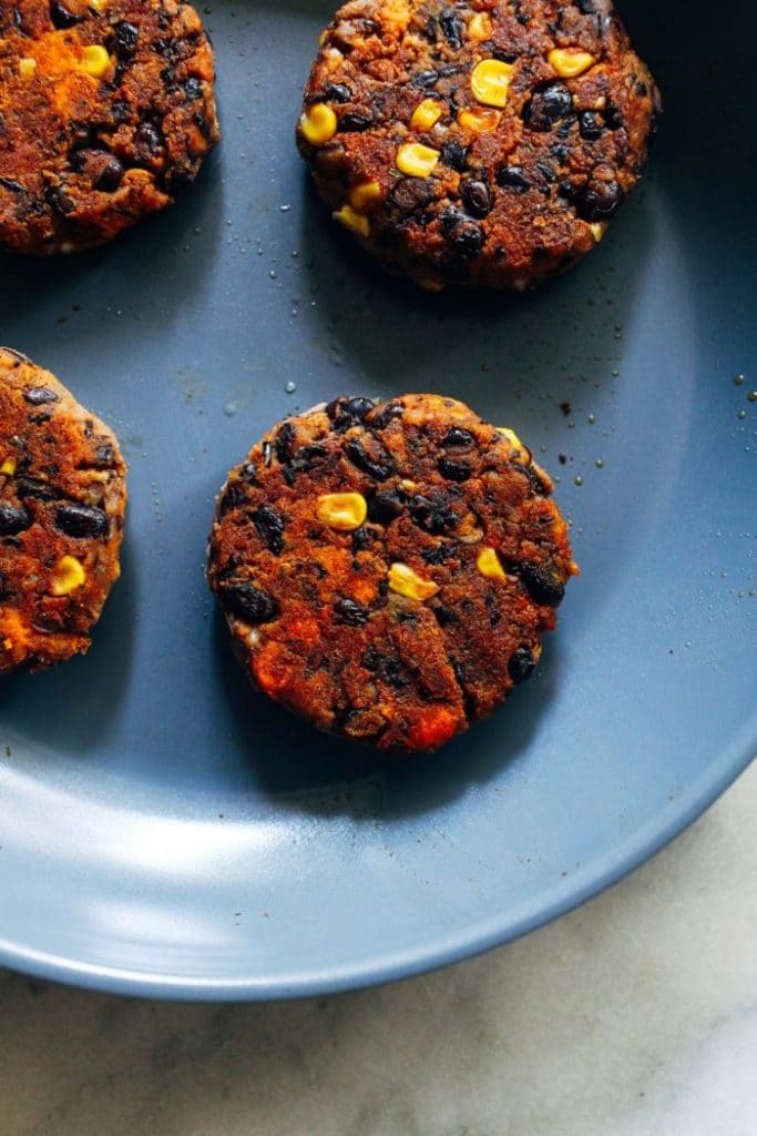 Sweet Potato Black Bean Burger