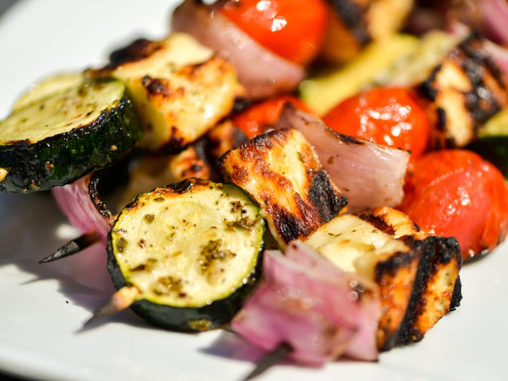 balsamic chicken skewers