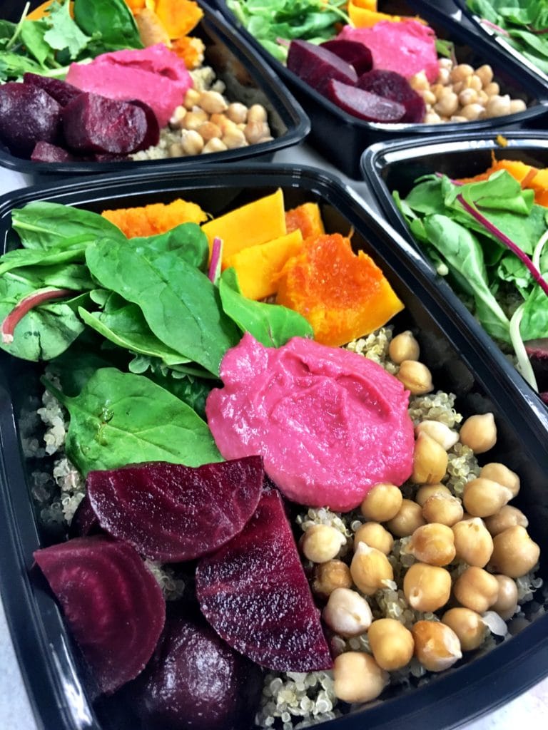 Beet Hummus Buddha Bowl