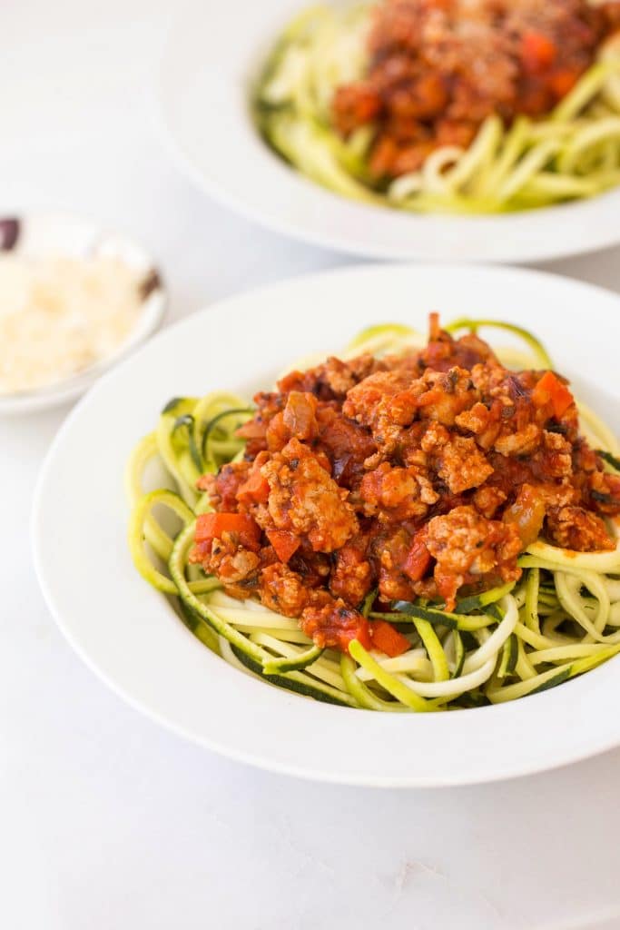 keto turkey bolognese