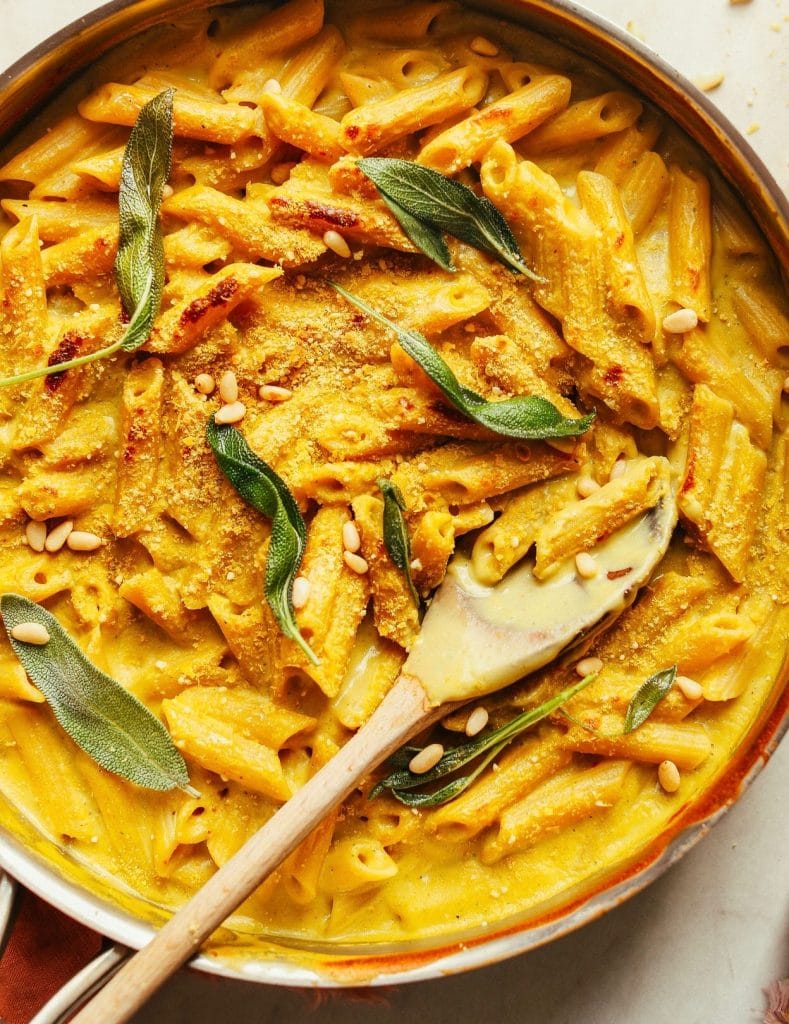 pumpkin sage mac & cheese