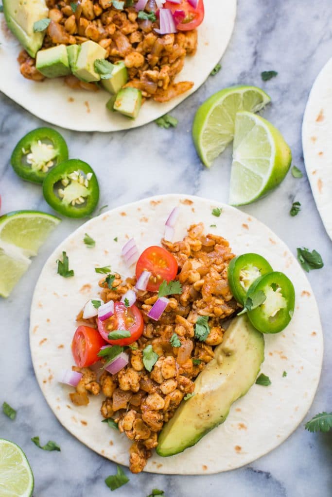 tempeh tacos